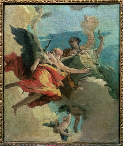 Allegorische scène door Giovanni Battista Tiepolo